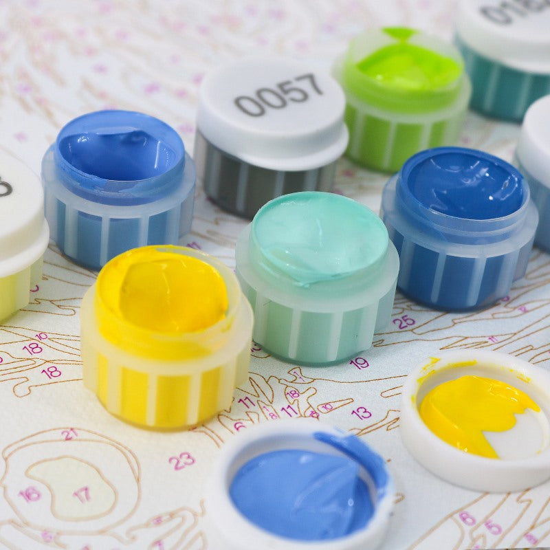 DIY Malen nach Zahlen Paketinhalt image 6