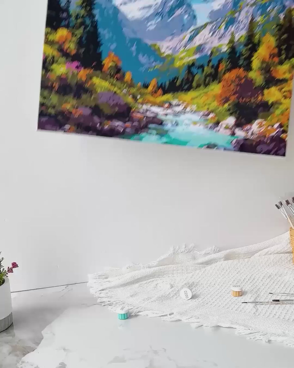 Malen nach Zahlen - Quelle der Natur