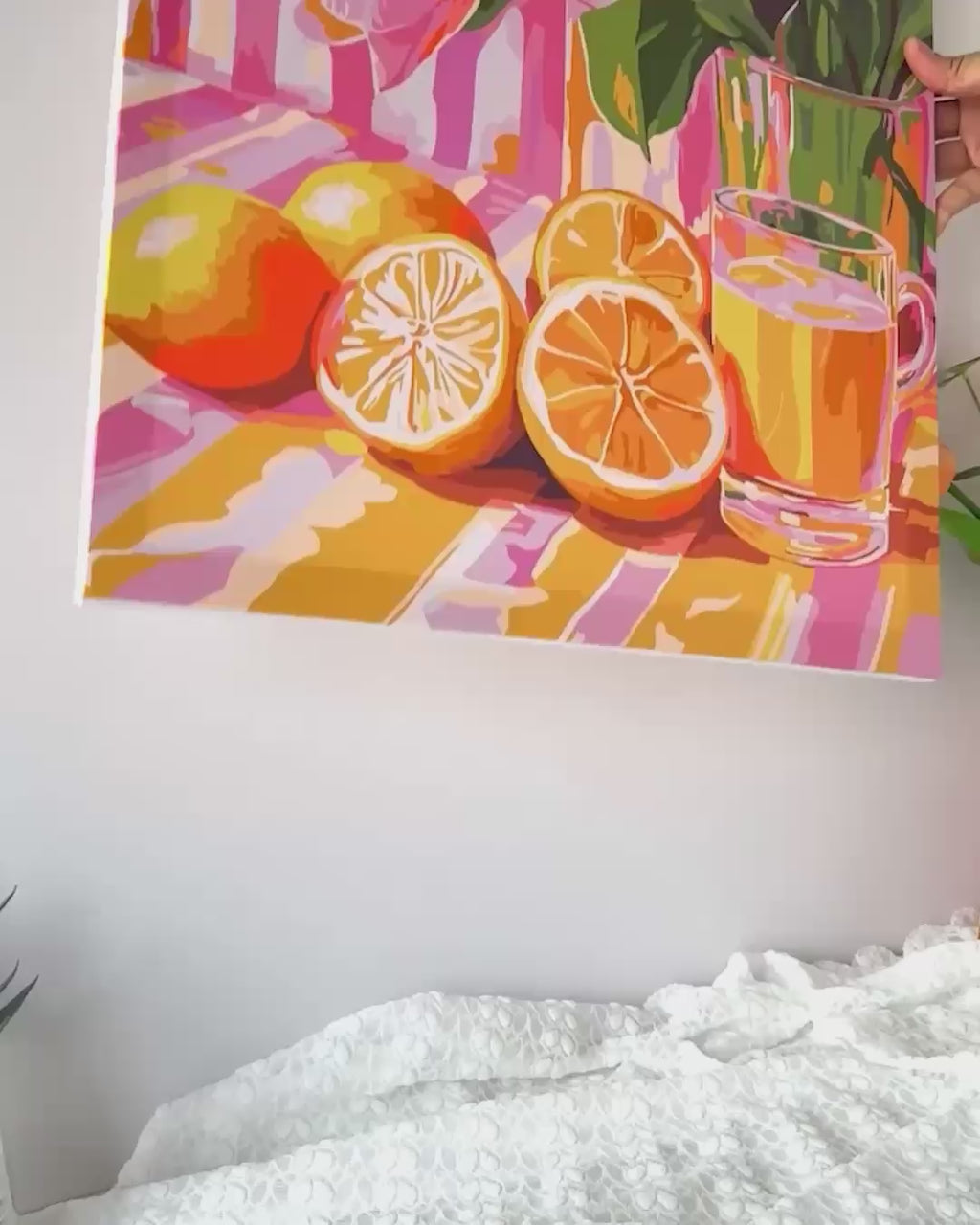 Malen nach Zahlen - Saftige Tulpen