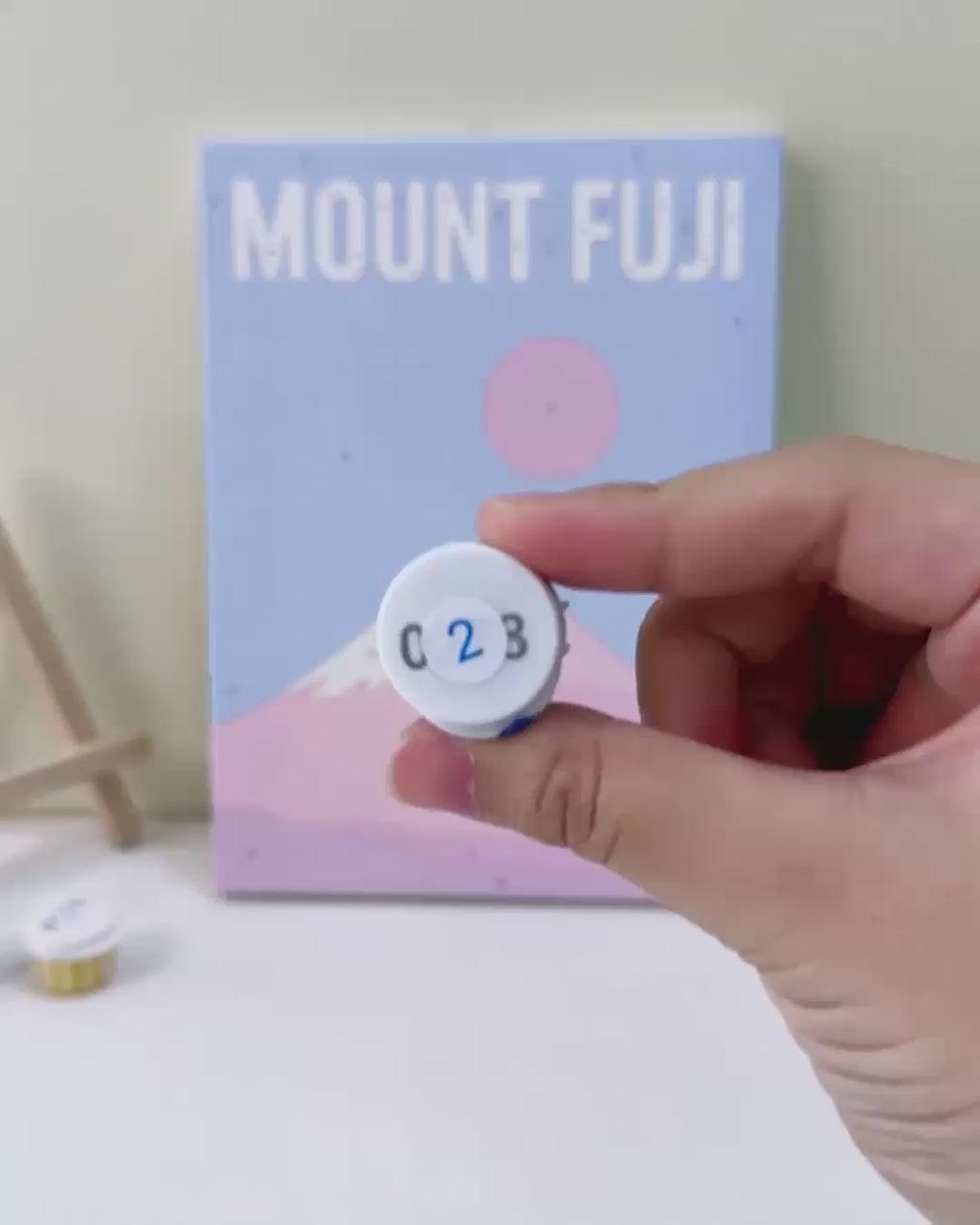 Malen nach Zahlen – 6 Mini-Gemälde | Japan-Set