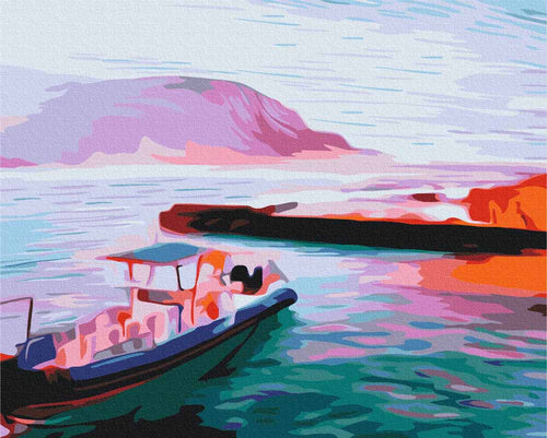 Malen nach Zahlen - Malen nach Zahlen - Das Schiff (Südafrika) - Artist's Edition - by zamart