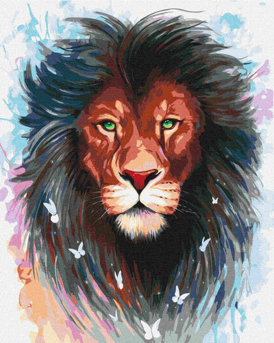 Malen nach Zahlen - Malen nach Zahlen - Scared King - by Pixie Cold
