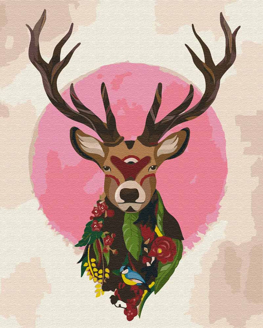 Malen nach Zahlen - Malen nach Zahlen - Hirsch - Artist's Edition - by Anneke Schipper