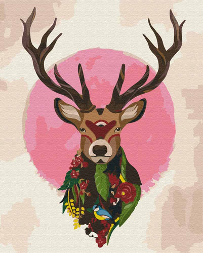 Malen nach Zahlen - Malen nach Zahlen - Hirsch - Artist's Edition - by Anneke Schipper