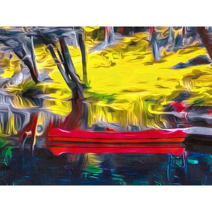 Malen nach Zahlen - Malen nach Zahlen - Ein rotes Kanu - Artist's Edition - by zamart