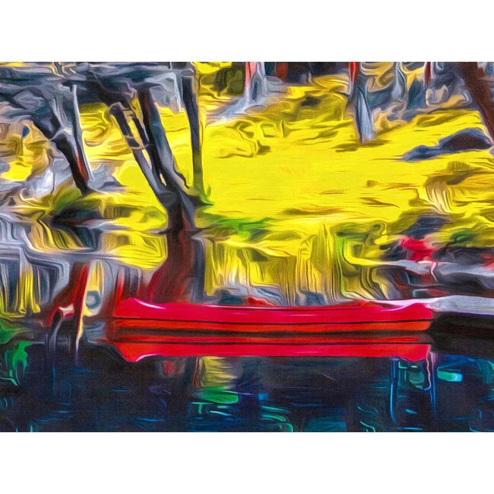 Malen nach Zahlen   Malen nach Zahlen   Ein rotes Kanu   Artist's Edition   by zamart