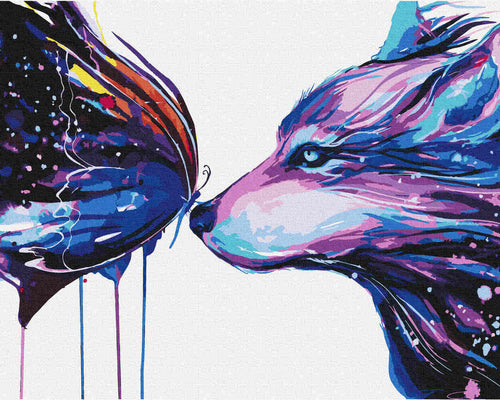 Malen nach Zahlen - Malen nach Zahlen - two galaxies - by Pixie Cold