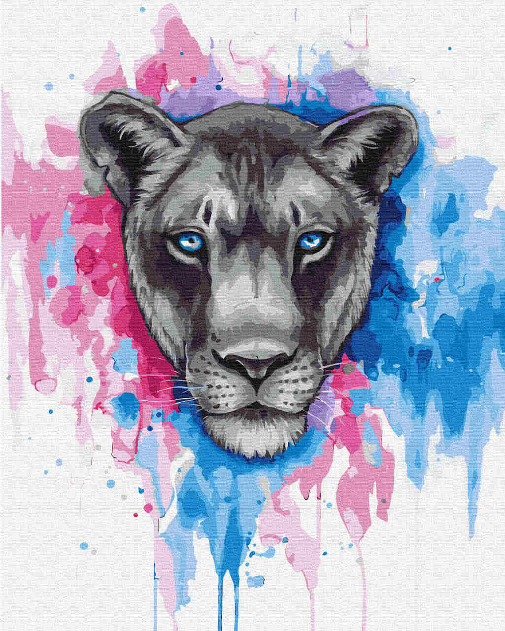 Malen nach Zahlen   Malen nach Zahlen   Miezekatze   by Pixie Cold