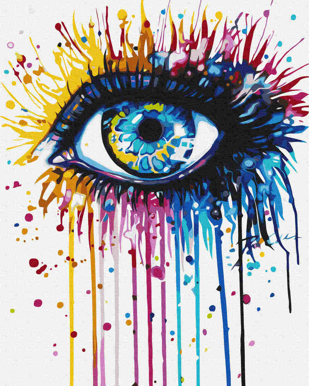 Malen nach Zahlen - Malen nach Zahlen - eyecopi - by Pixie Cold