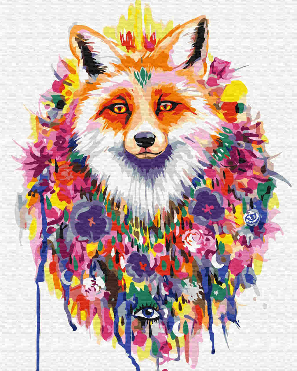Malen nach Zahlen   Malen nach Zahlen   fox design colors   by Pixie Cold