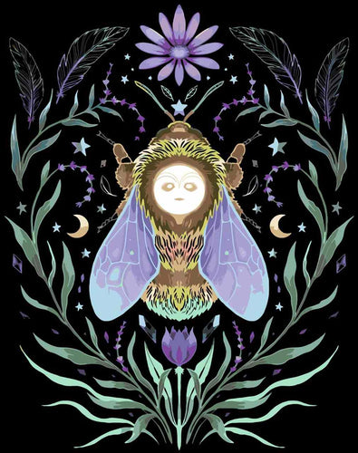Malen nach Zahlen - Malen nach Zahlen - spirituelle Hummel - by Pixie Cold