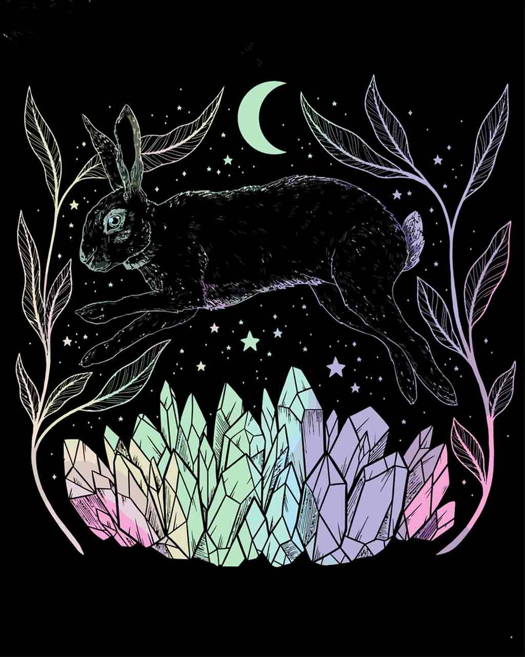 Malen nach Zahlen   Malen nach Zahlen   Sternbild Hase   by Pixie Cold