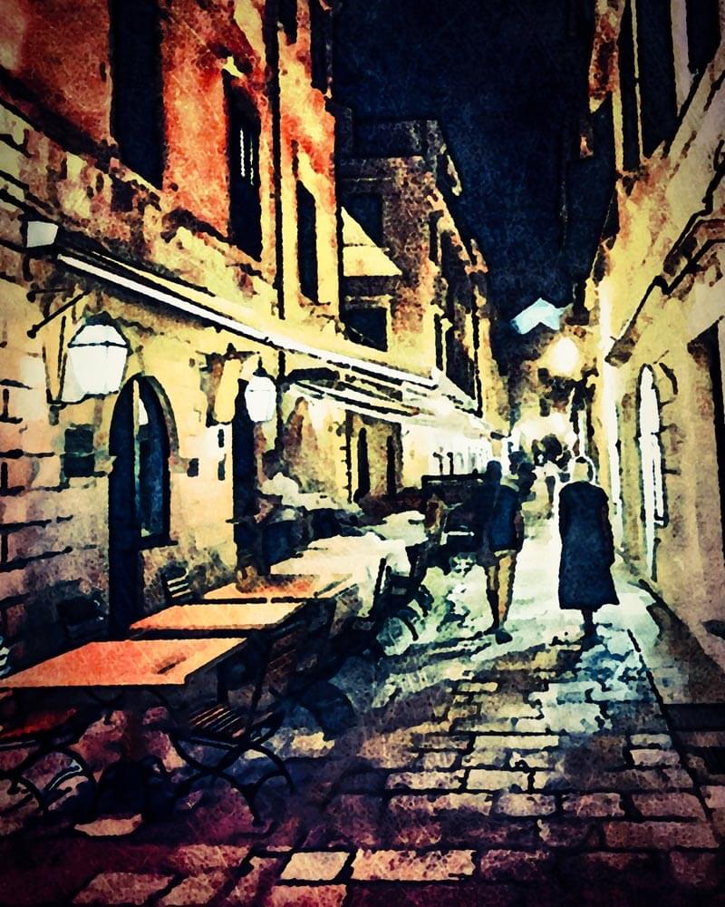 Malen nach Zahlen - Malen nach Zahlen - Auf dem Heimweg - by zamart