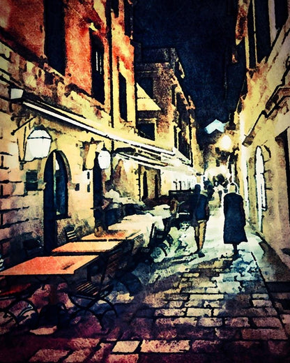Malen nach Zahlen - Malen nach Zahlen - Auf dem Heimweg - by zamart
