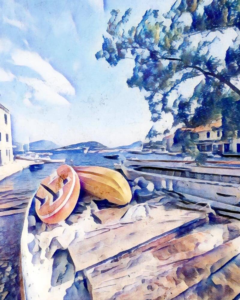 Malen nach Zahlen   Malen nach Zahlen   Kroatische Insel #3   by zamart