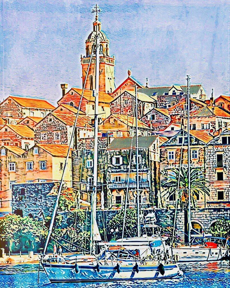 Malen nach Zahlen   Malen nach Zahlen   Urlaubsfeeling   by zamart