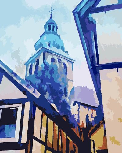 Malen nach Zahlen - Malen nach Zahlen - Bad Salzuflen, Motiv 1 - by zamart