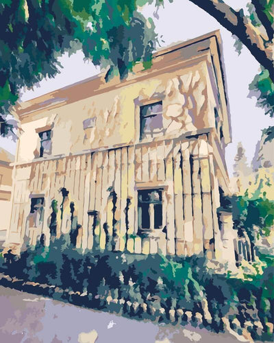 Malen nach Zahlen - Malen nach Zahlen - Liszt-Haus, Weimar - by zamart