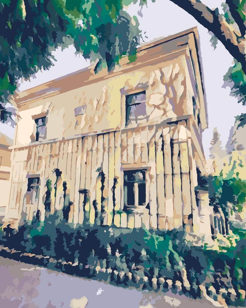 Malen nach Zahlen   Malen nach Zahlen   Liszt Haus, Weimar   by zamart