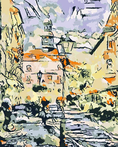 Malen nach Zahlen - Malen nach Zahlen - Lüneburg, Motiv 1 - by zamart