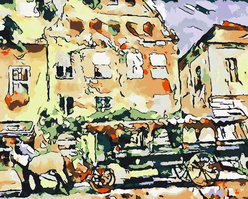 Malen nach Zahlen   Malen nach Zahlen   Lüneburg, Motiv 2   by zamart