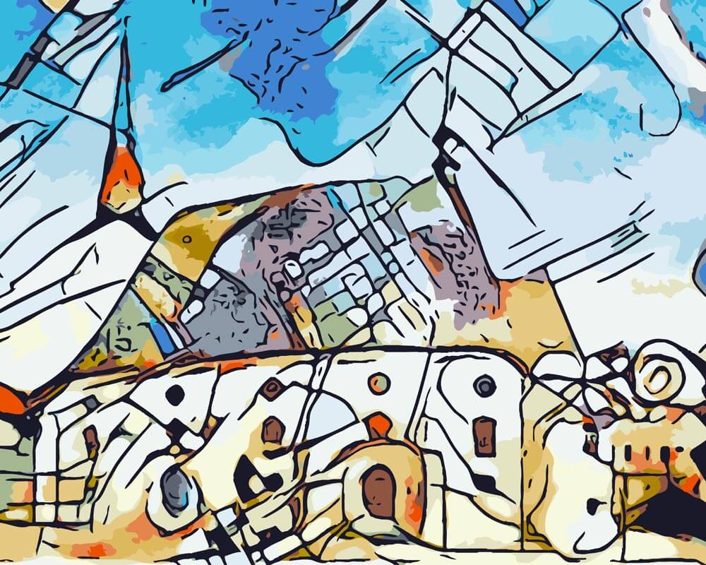 Malen nach Zahlen   Malen nach Zahlen   Stadtkirche St. Peter und Paul Weimar   by zamart