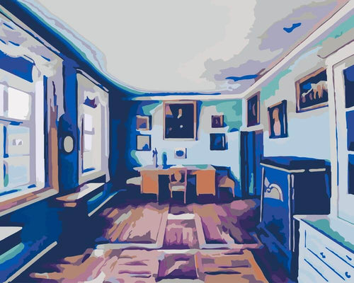 Malen nach Zahlen - Malen nach Zahlen - Wohnhaus Goethe, Motiv 4, Weimar - by zamart