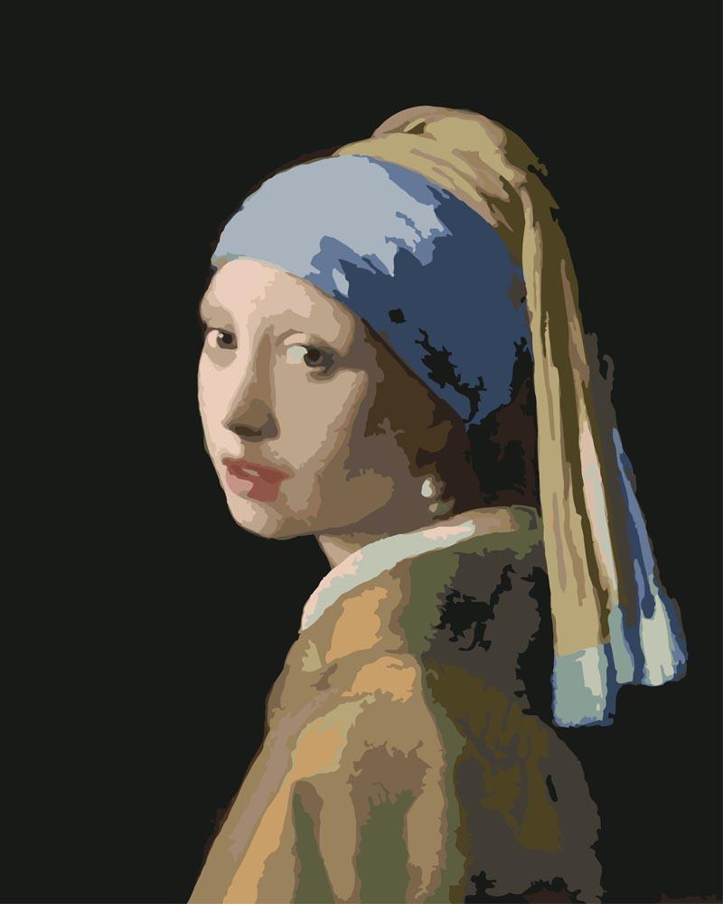Malen nach Zahlen   Malen nach Zahlen   Das Mädchen mit dem Perlenohrring   Jan Vermeer