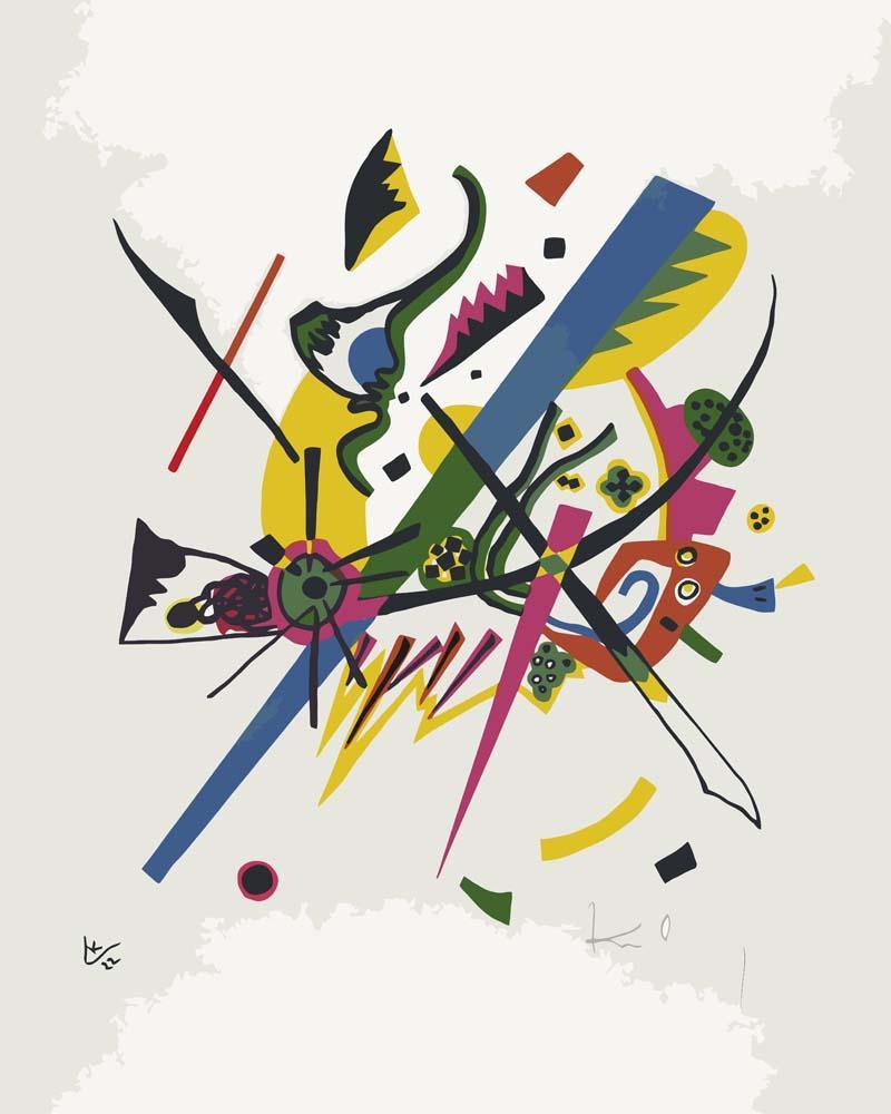 Malen nach Zahlen   Malen nach Zahlen   Kleine Welten I   Wassily Kandinsky