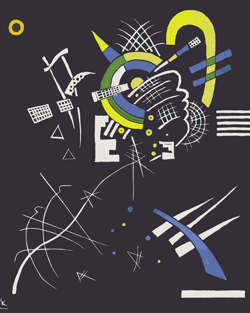 Malen nach Zahlen - Malen nach Zahlen - Kleine Welten VII - Wassily Kandinsky