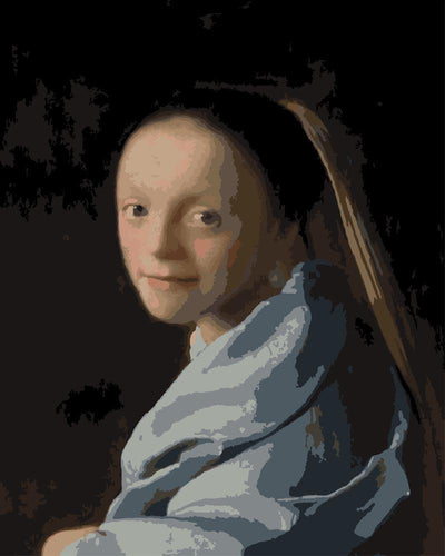 Malen nach Zahlen - Malen nach Zahlen - Studie einer jungen Frau - Johannes Vermeer