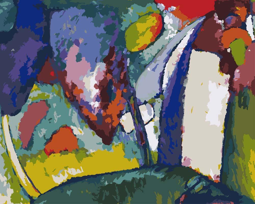 Malen nach Zahlen - Malen nach Zahlen - Wasserfall - Wassily Kandinsky