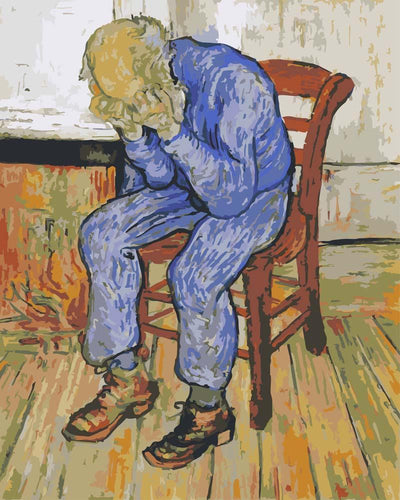 Malen nach Zahlen - Malen nach Zahlen - An der Schwelle zur Ewigkeit - Vincent van Gogh