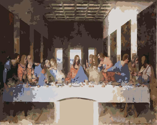 Malen nach Zahlen - Malen nach Zahlen - Das Abendmahl - Leonardo da Vinci