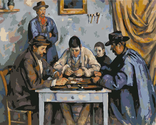 Malen nach Zahlen - Malen nach Zahlen - Die Kartenspieler - Paul Cezanne