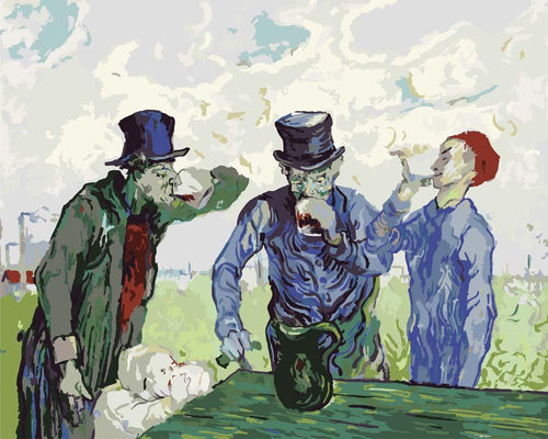 Malen nach Zahlen - Malen nach Zahlen - Die Trinker - Vincent van Gogh