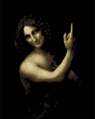 Malen nach Zahlen - Malen nach Zahlen - Johannes der Täufer - Leonardo da Vinci