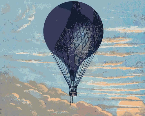 Malen nach Zahlen - Malen nach Zahlen - Le Ballon von Imprimeur E. Pichot