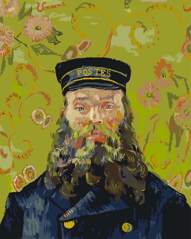 Malen nach Zahlen   Malen nach Zahlen   Porträt des Postboten Joseph Roulin   Vincent van Gogh
