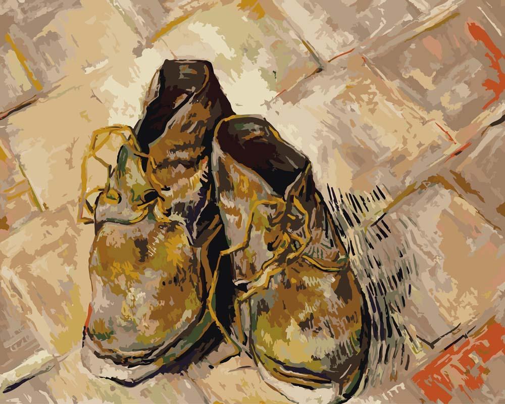 Malen nach Zahlen   Malen nach Zahlen   Schuhe   Vincent van Gogh