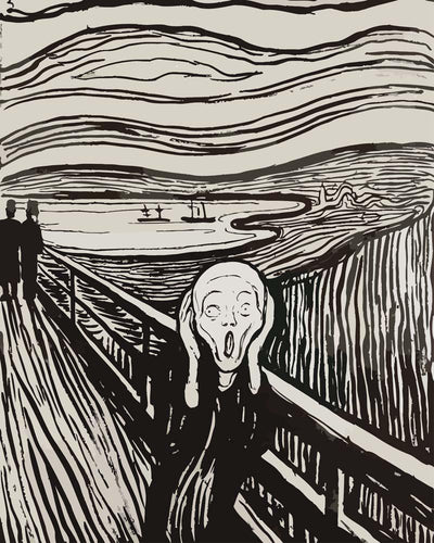 Malen nach Zahlen - Malen nach Zahlen - The Scream - Edvard Munch
