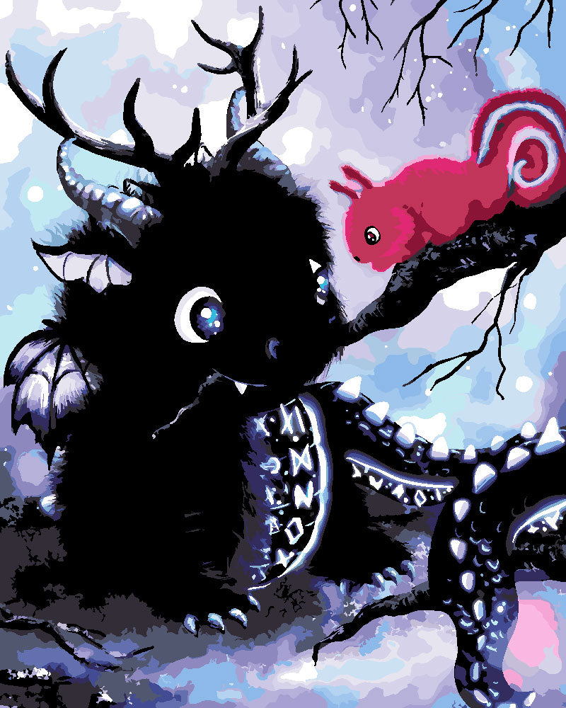 Malen nach Zahlen - Malen nach Zahlen - Nidhöggr - by Tiny Tami