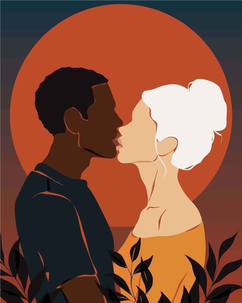 Malen nach Zahlen   Malen nach Zahlen   People Illustration 17