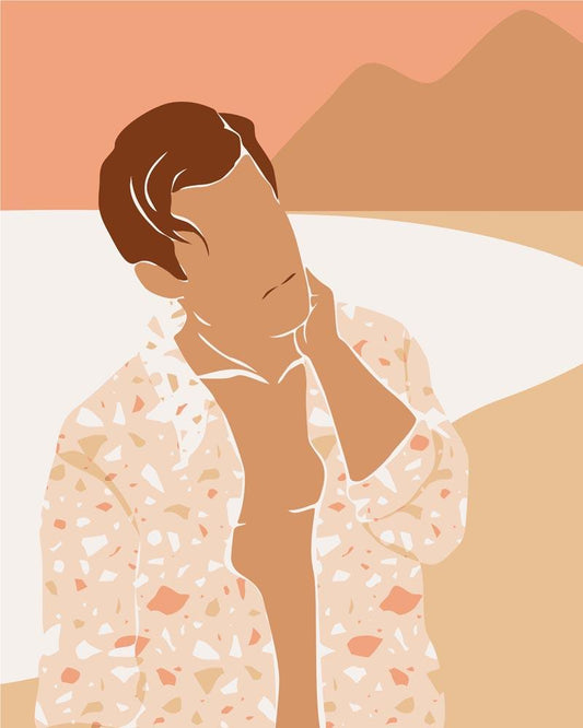 Malen nach Zahlen - Malen nach Zahlen - People Illustration 18