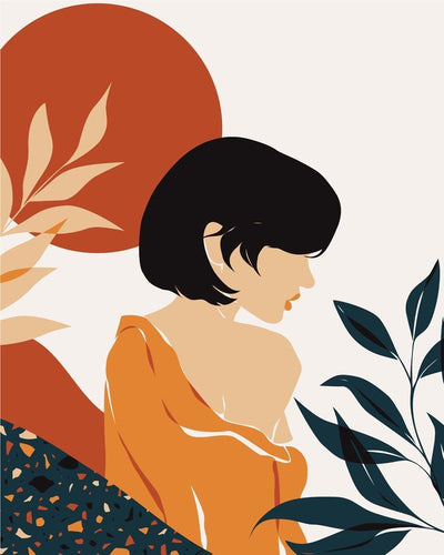 Malen nach Zahlen - Malen nach Zahlen - People Illustration 2