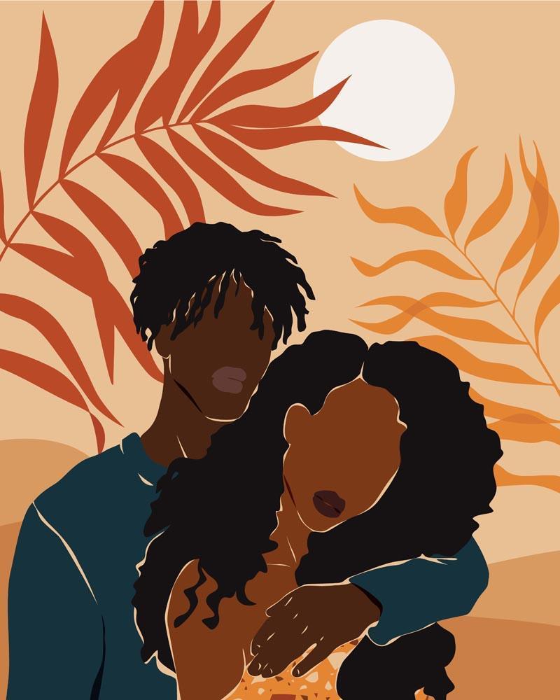 Malen nach Zahlen - Malen nach Zahlen - People Illustration 20