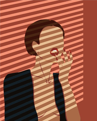 Malen nach Zahlen - Malen nach Zahlen - People Illustration 4