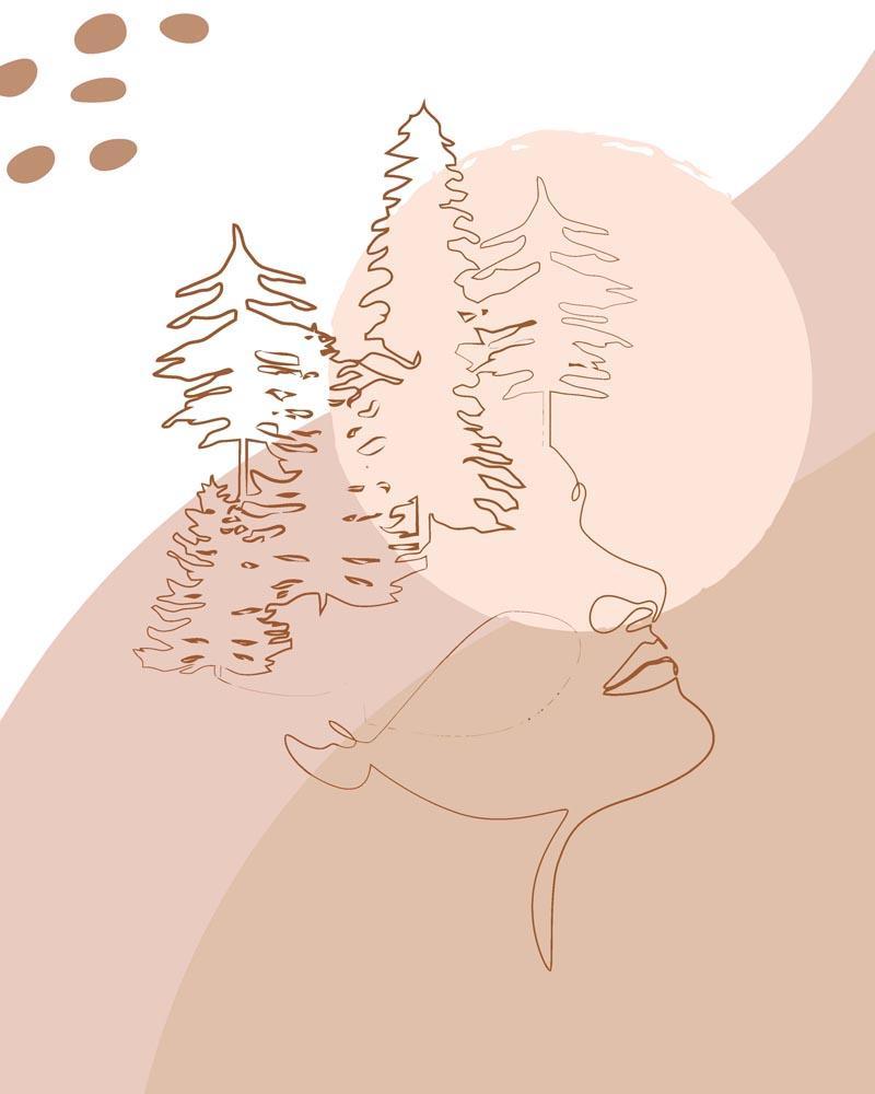 Malen nach Zahlen   Malen nach Zahlen   Wilder Wald 10