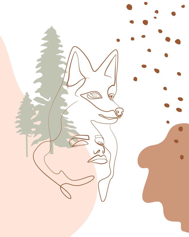 Malen nach Zahlen   Malen nach Zahlen   Wilder Wald 13