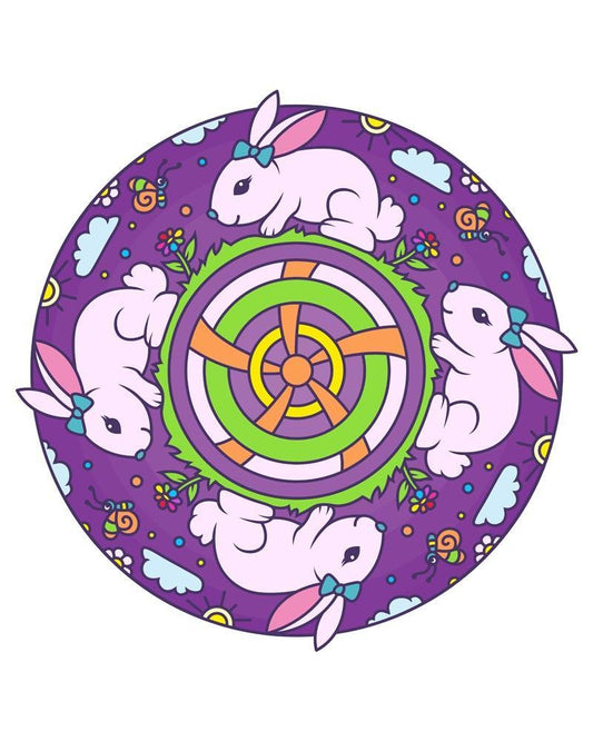 Malen nach Zahlen - Malen nach Zahlen - Mandala - Hase